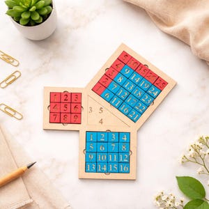 Strumento di apprendimento della matematica in formato SVG con taglio laser del teorema di Pitagora per bambini