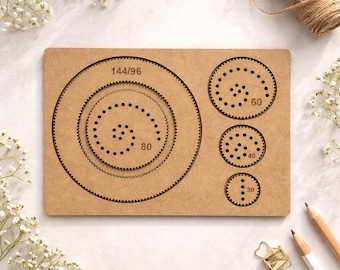 Laser Cut Spirograph SVG Geometric Drawing Tool for Kids and Artists