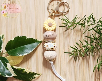 Sunflower Daisy keychain | Keys accessories | Grandmother Keyring | Grandma Gift | Granny gift | Nan Gift | G Ma Gift | Nanny Gift