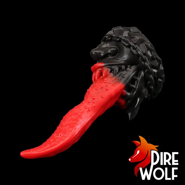 Krampus Christmas Dildo - Holiday Dildo - Maw -  Tongue DildoGender Affirming Sex Toy Suction Cup - Fantasy Dildo - Adult Toys