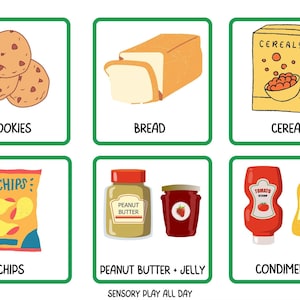 Grocery Store Items Printable