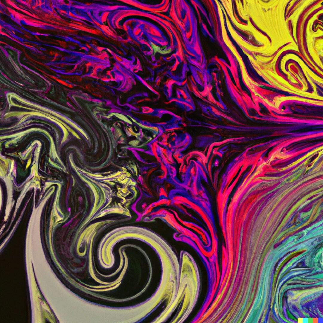 Digital Poster Art Trippy Etsy