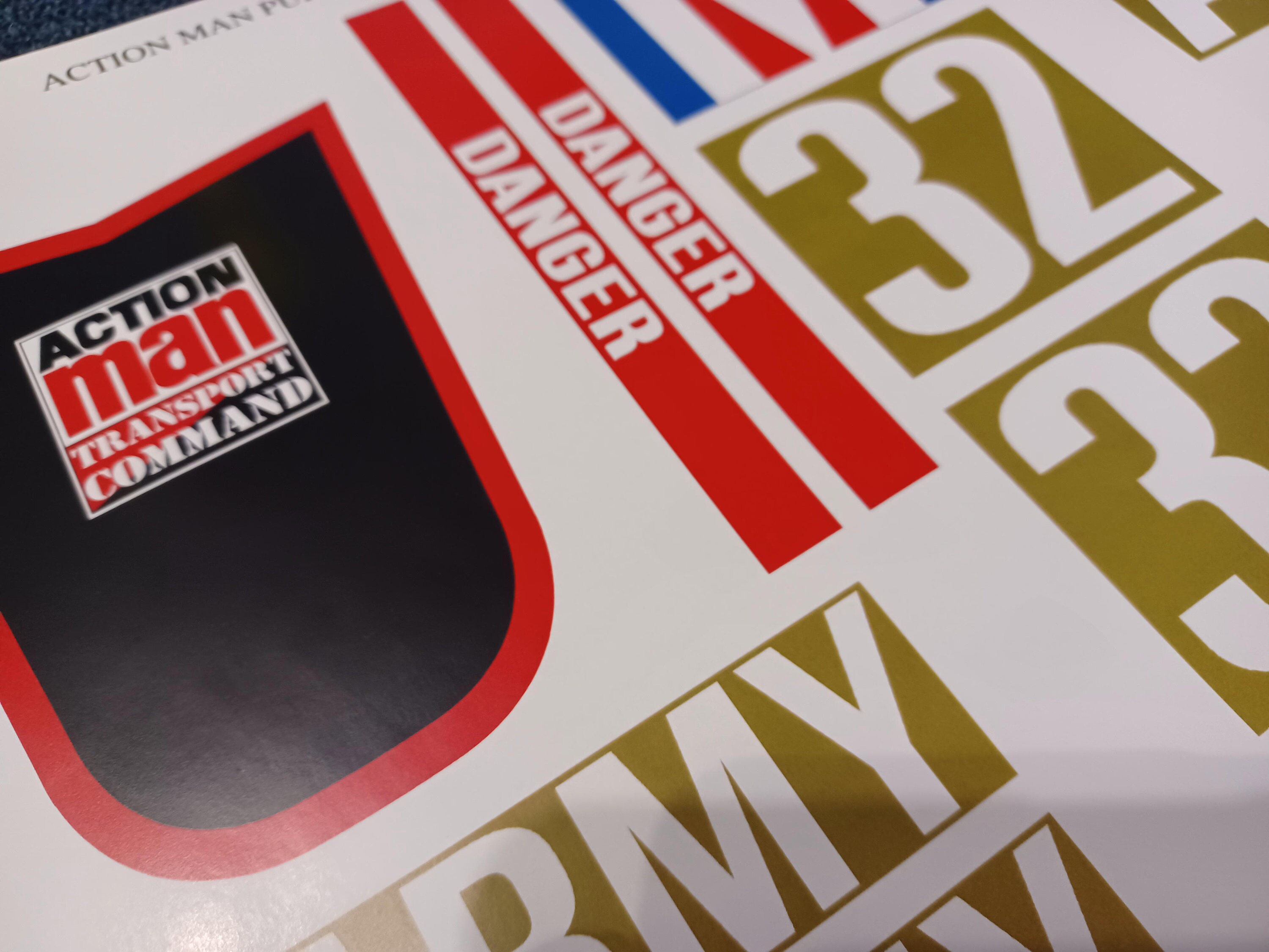 ACTION MAN Pursuit Craft Decals - Etsy