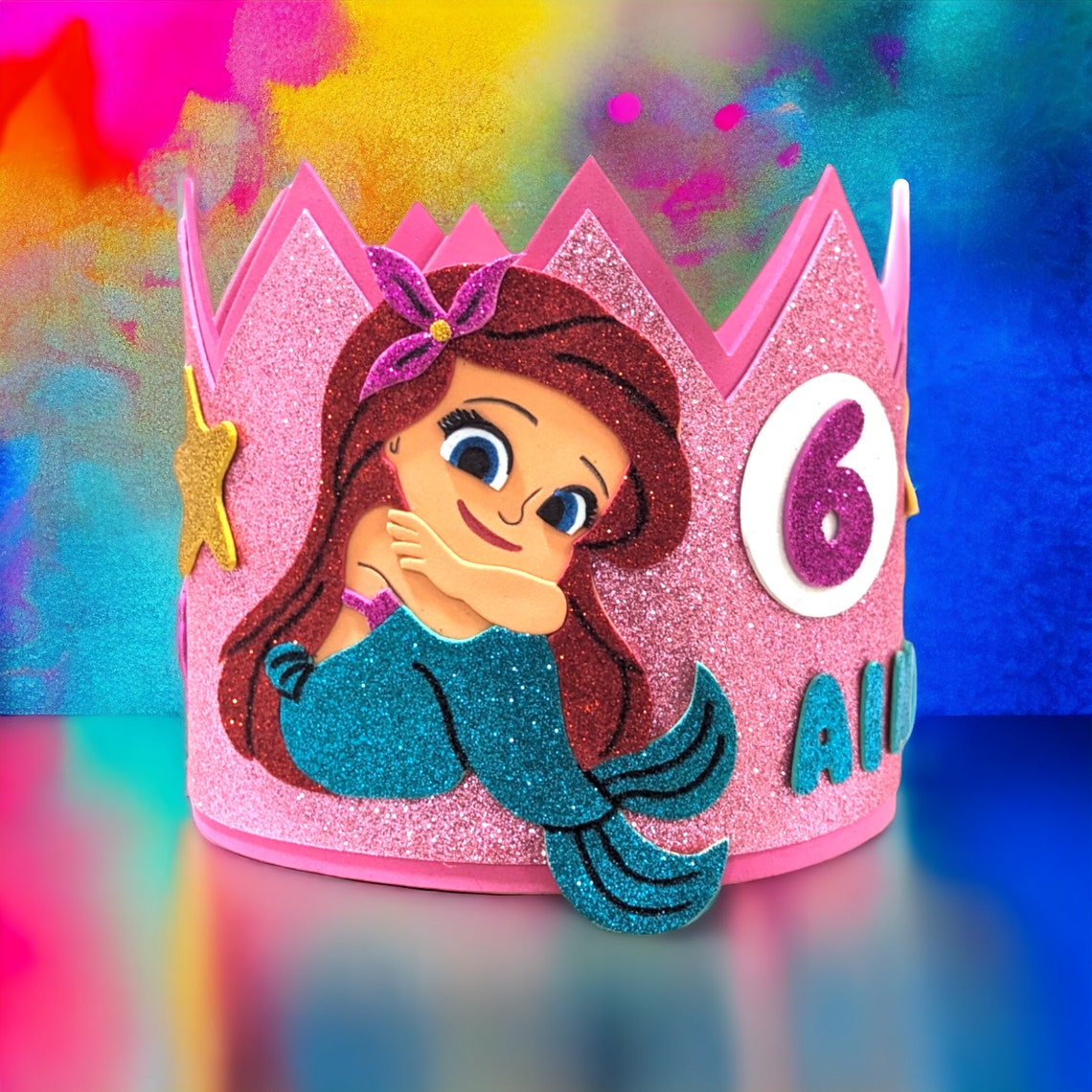 Topper De Pastel Personalizado Marshmello De Fortnite: Brillantina Y Número Para Cumpleaños épico