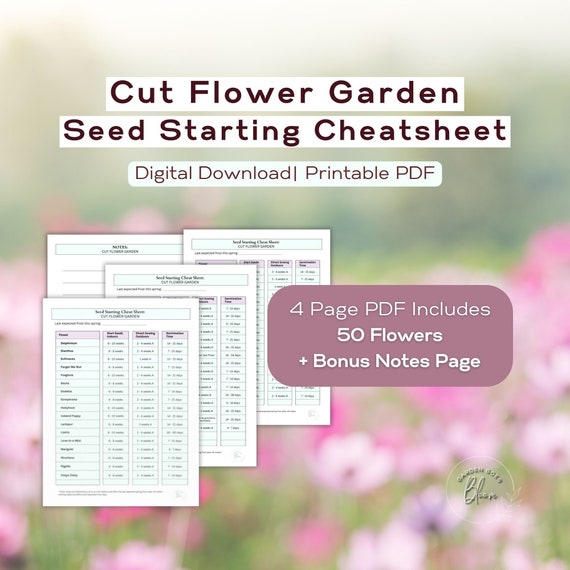 Flower Planting Guide.pdf Flower Planting Guide How To Grow Sunflowers From Seed | An Easy