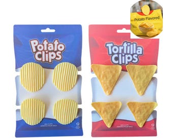 Chip Bag Sealing Clips, ABS Plastic, Set of 4