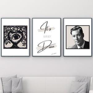 Neville Goddard Art, 3 piece set, Law of Assumption, Positive quote print, Manifestation, Affirmation Prints, Law of attraction wall art