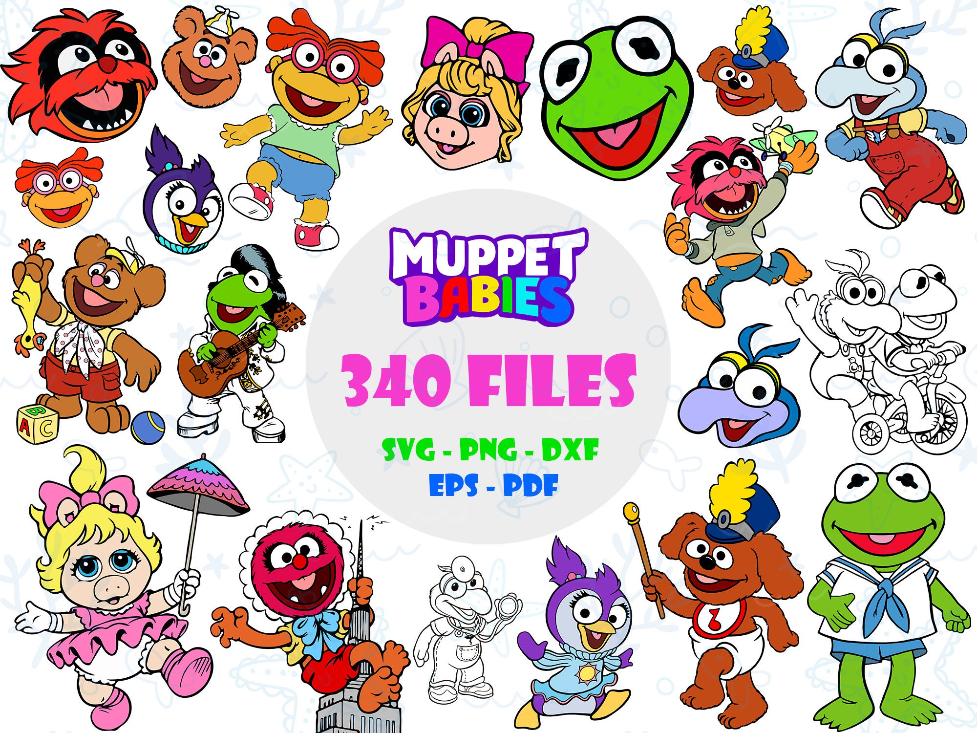 The Muppets SVG Sesame Monsters SVG Street Monsters Svg - Etsy UK