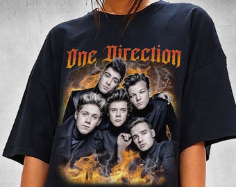 One Direction Retro T-shirt Best Rock Music shirt, Led Zeppelin, Tour, Maneskin Retro Eurovision, sweatshirt Best gift