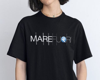 Mare Fuori T-shirt Uomo donna 90s Inspired Vintage Shirt Vintage Bootleg Classic Rai Serie TV Vintage Classic Retro Shirt