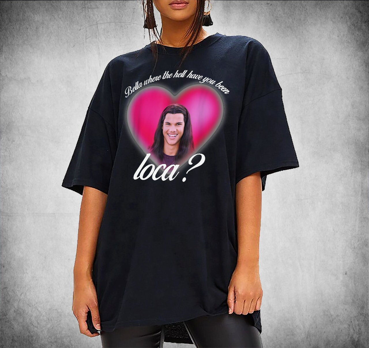 Bella Maglietta Donna “Where The Hell Have You Been Loca?” – Rosa – Taglia L – 100% Cotone