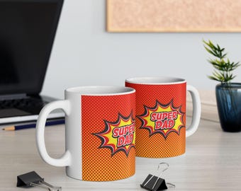 Super Dad Ceramic Mug 11oz