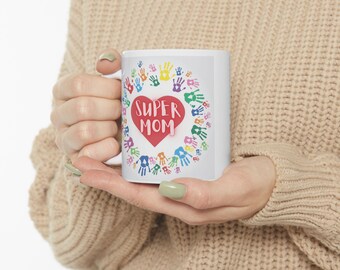 Super Mom Ceramic Mug 11oz