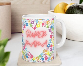 Super Mama Ceramic Mug 11oz