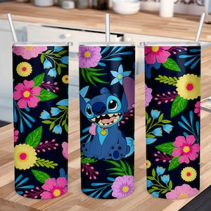 Stich 20oz Cartoon designs, Stich Tumbler, 20 oz Skinny Tumbler Sublimation Design, Template Download, PNG DIGITAL, You print