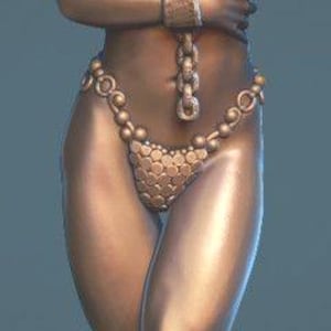 girl stl file, girl 3d file, 3d stl file