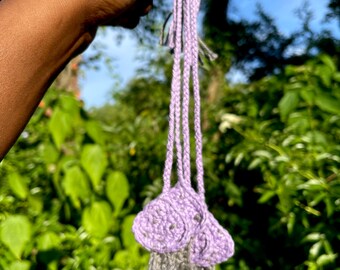 Crochet Mushroom Bookmark