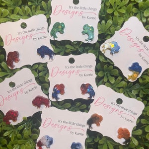 Buffalo Stud Earrings