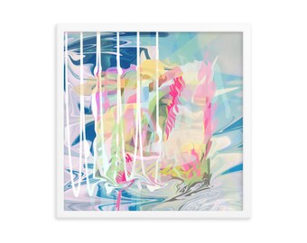THROUGH THE WATER framed print