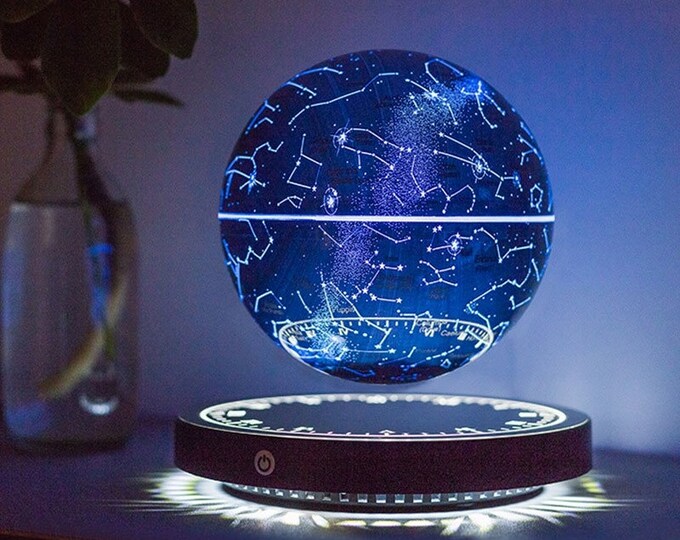 Magnetische Levitating Moon Lamp – Schwebe-Mondlampe Mit 7 Farben LED, Drehend, 15 Cm Durchmesser, 3D-Druck