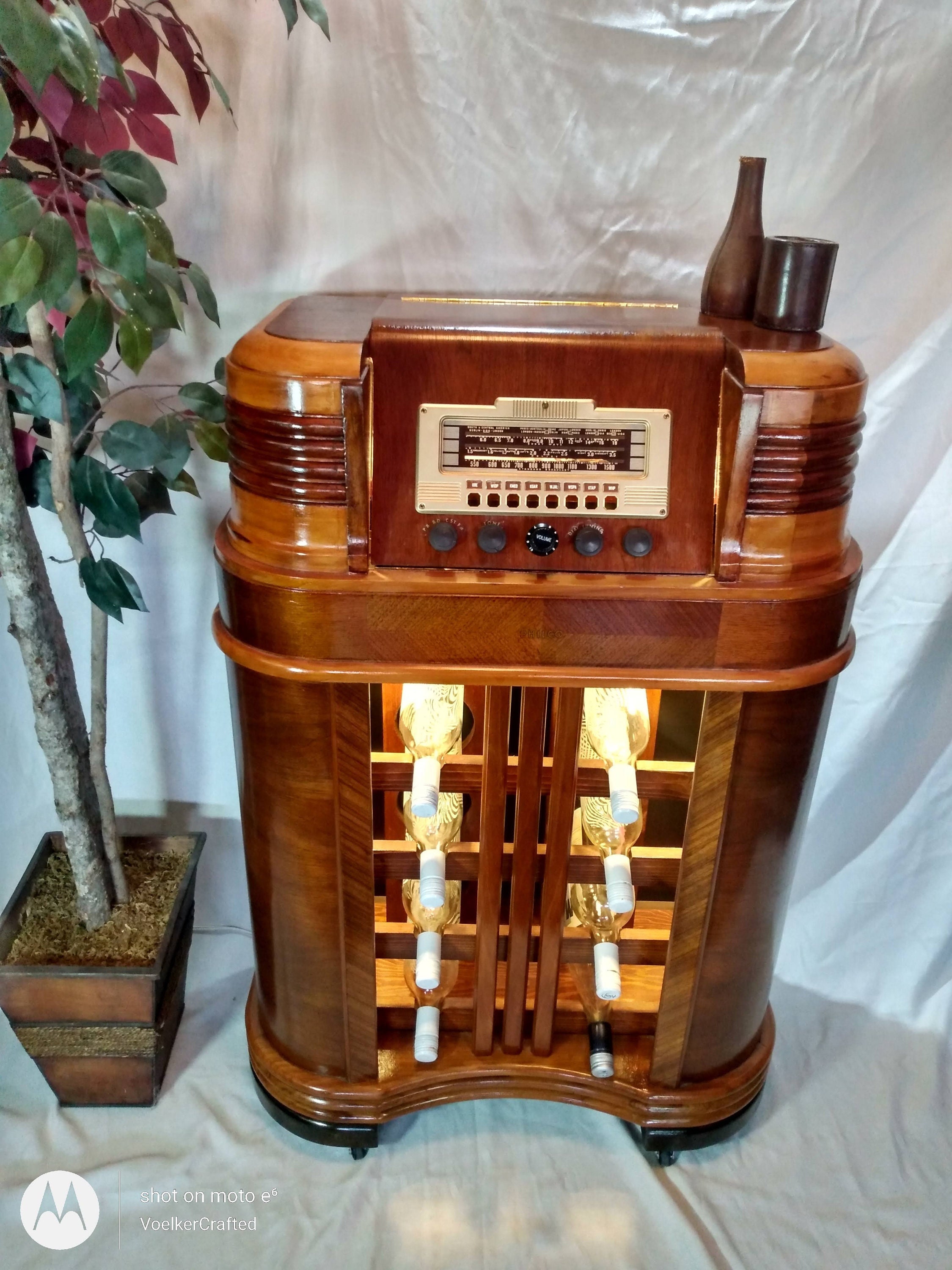 Vintage Philco Radio Cocktail/wine Lighted. Antique Etsy