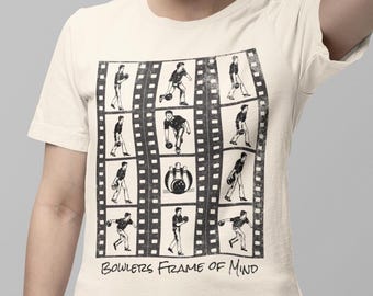 Bowler's Frame of Mind T-Shirt – Retro Bowling Pun Tee