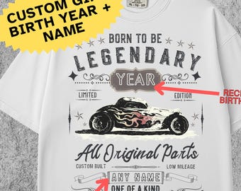 Spersonalizowana koszulka Hot Rod: prezent dla miłośnika zabytkowych samochodów