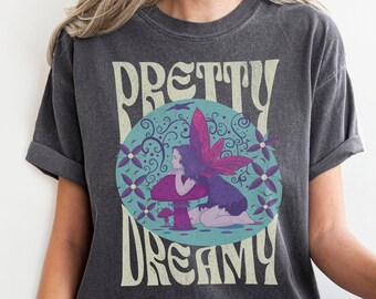 Mushroom Fairy T-Shirt: Dreamy Goblincore Garden Tee