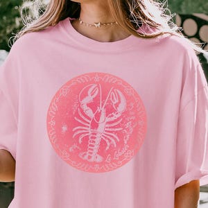 Lobster T-Shirt: Comfort Colors Coastal Fisherman Tee