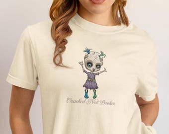 Whimsigoth Doll T-Shirt: Gothic Fairycore Grunge Top