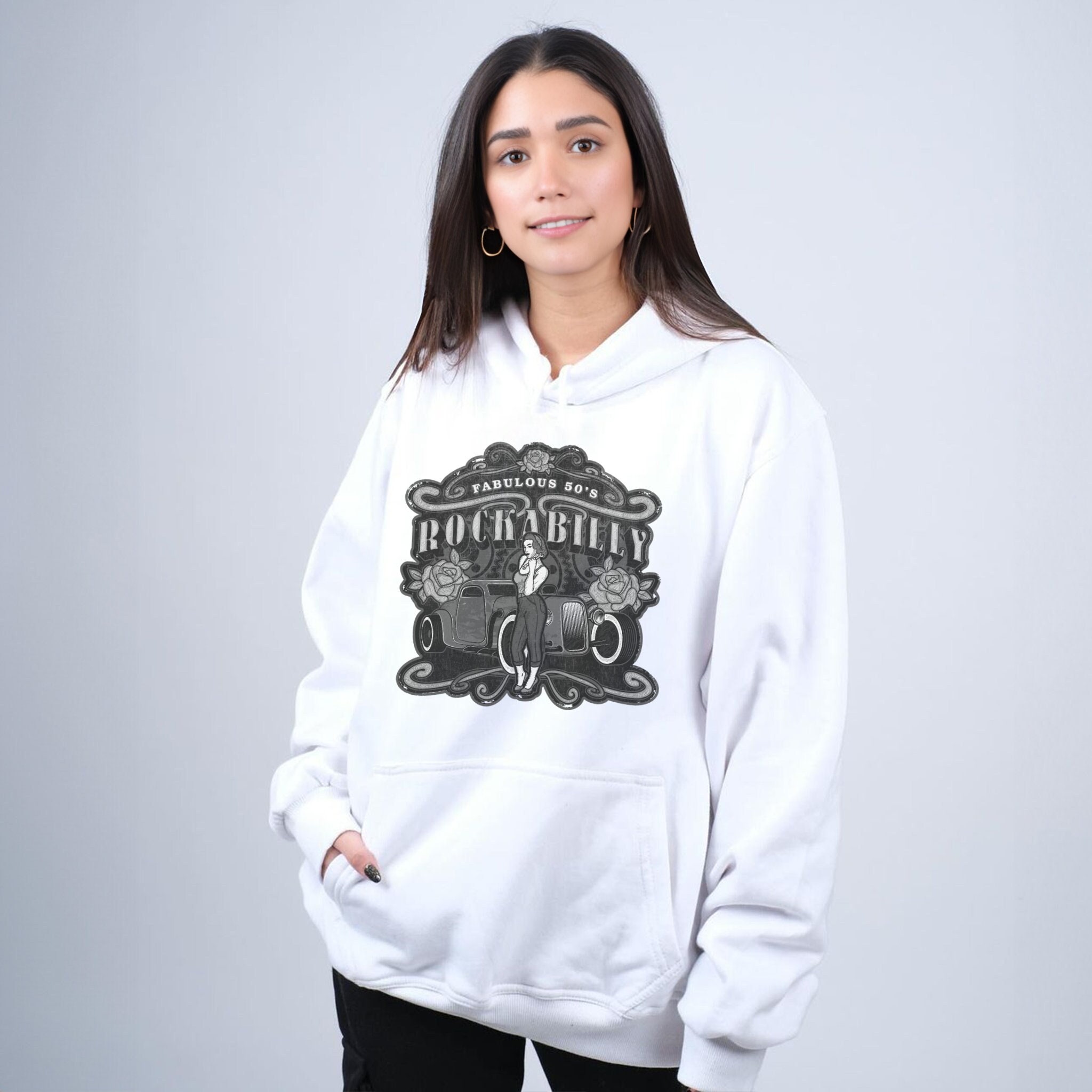 【FUCK BOY】PIN-UP GIRL SWEATSHIRTS Pin up Girl Hoodie - Etsy