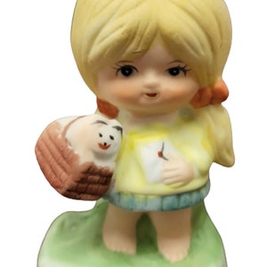 Little Girl China Figurine - Made in Korea