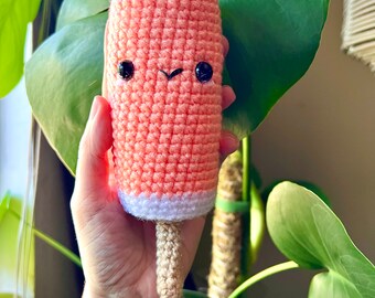 Crochet Creamsicle Catnip Toy| Amigurumi