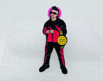 Pin de esmalte de lucha libre de Bad Bunny