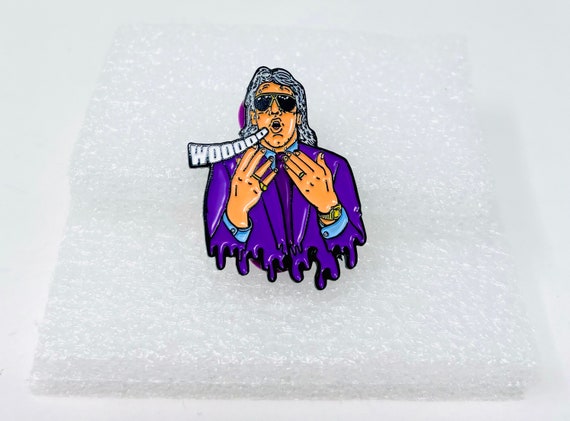 Ric Flair WF wrestling enamel pin - image 1