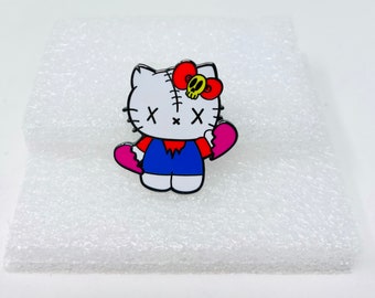 Hello Kitty gebroken hart emaille pin