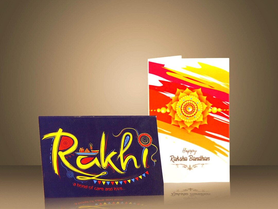 Printable Raki Card Rakhi Cards| Raksha Bandhan Cards| Rakshabandhan Rakhi Card With ...
