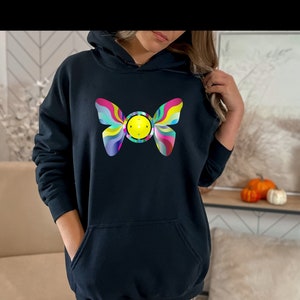 ユニセックス ピックルボール バタフライ プレミアム プルオーバー パーカー 超キュート おもしろい クール ギフト 最高に美しい かわいい スーパー パーカー