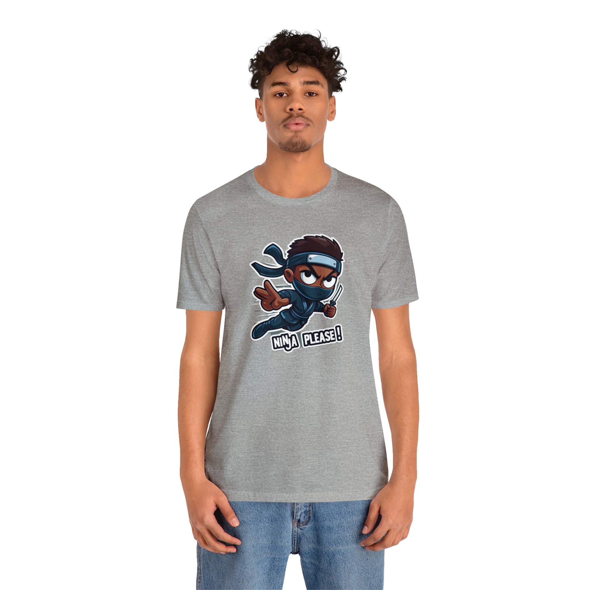 Men's Ninja Please! Funny Graphic T-shirt - Etsy