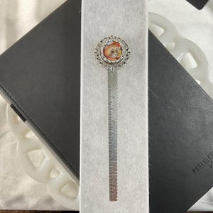 Cat Bookmark! Broken China Bezeled Bookmark