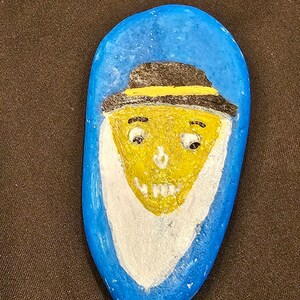 Painting on a rock
