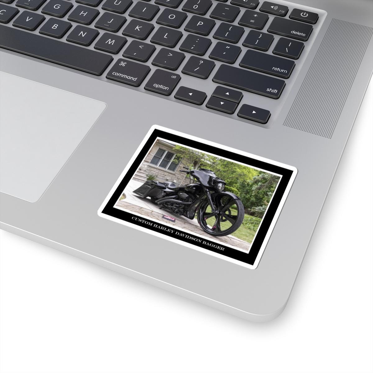 Custom Harley Davidson Bagger Sticker | Kiss-cut Motorcycle Decal - Etsy