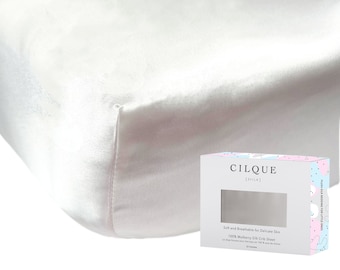 100% Silk, 22 Momme, Plush Crib Sheet