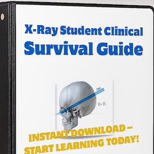 X-Ray Student Clinical Guide PDF | Rad Tech School Digital | Radiology Student Gift | Printable for Clinical Rotations | Planner Calendar