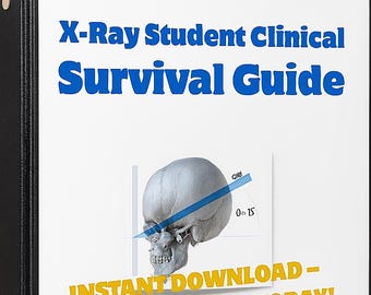 X-Ray klinische gids voor studenten: printbare planner Rad Tech School (pdf-download)