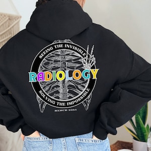 Bluza z kapturem dla technika radiologii: prezent dla technika rentgenowskiego