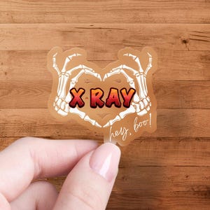 Halloween X-Ray Imaging, Medical Tech Sticker | Spooky Imaging, Emergency Room + Ancillary Hospital Worker Design | Funny GIft Water Bottle