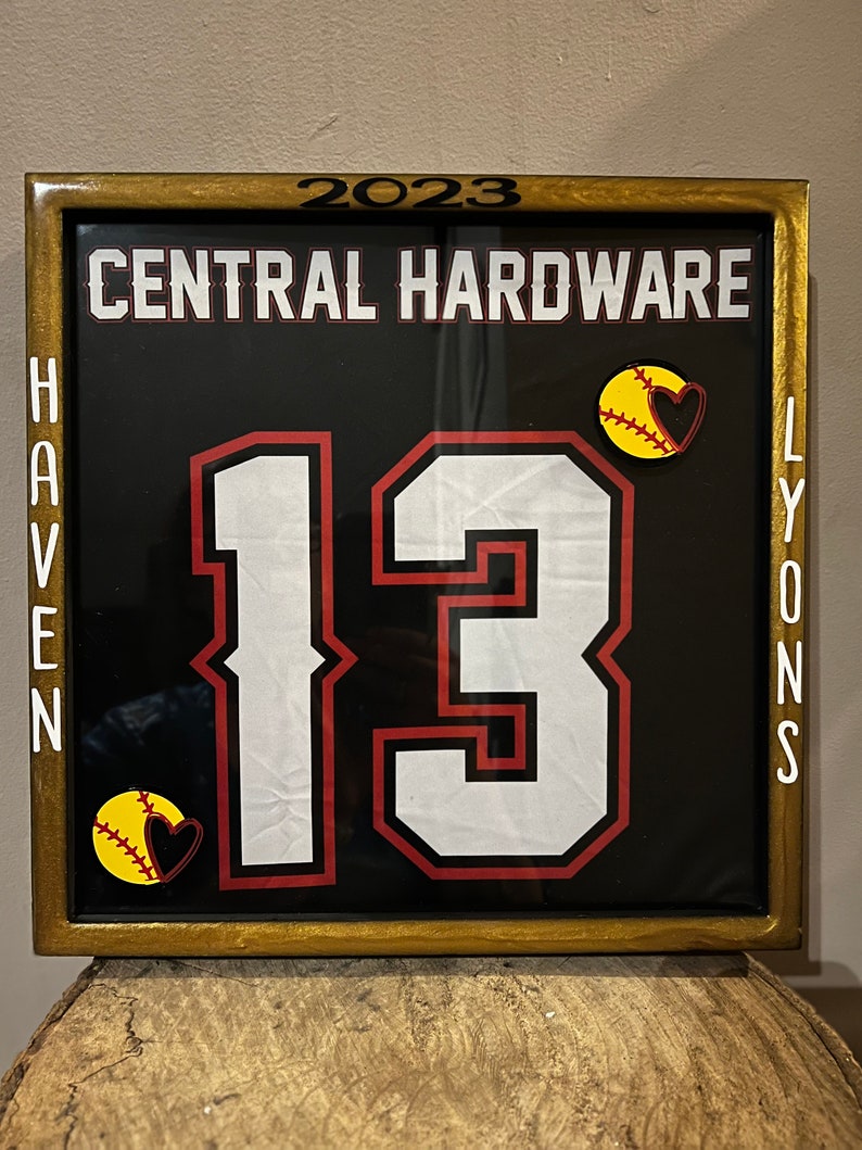 Sports Jersey Shadow Boxes Etsy