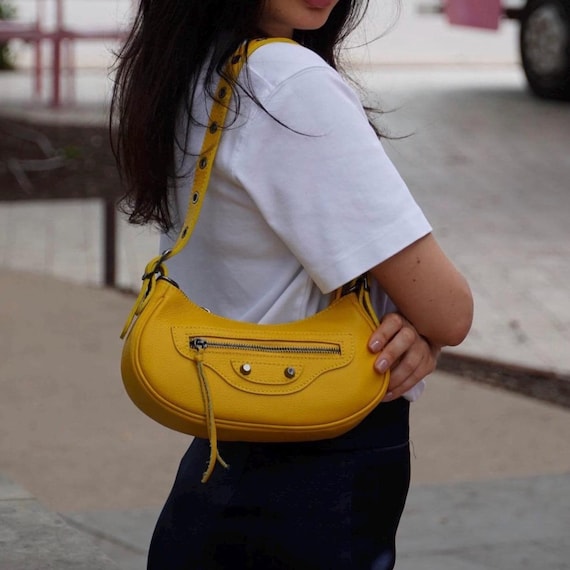 Italian Leather Studded Purses bag, Shoulder bag, Tote, Crossbody bag, Cowhide bag, Top Handle Bag
