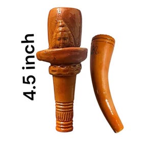 Greenfinity Pure Handmade Terracotta Chillum  Authentic Desi Clay Craftsmanship